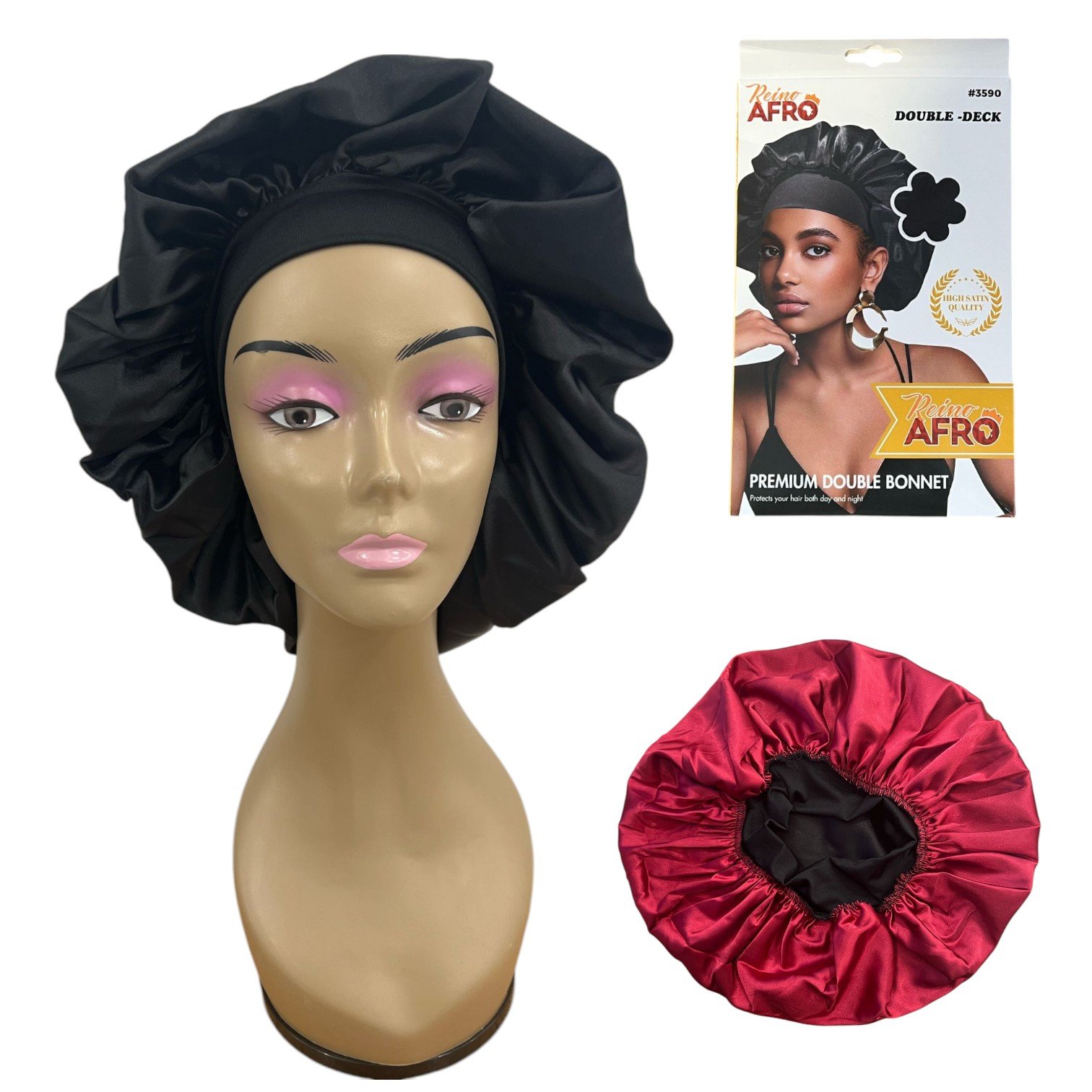 R.A Premium Double Bonnet Preto